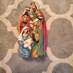 Hand-Painted Nativity Scene Figurine